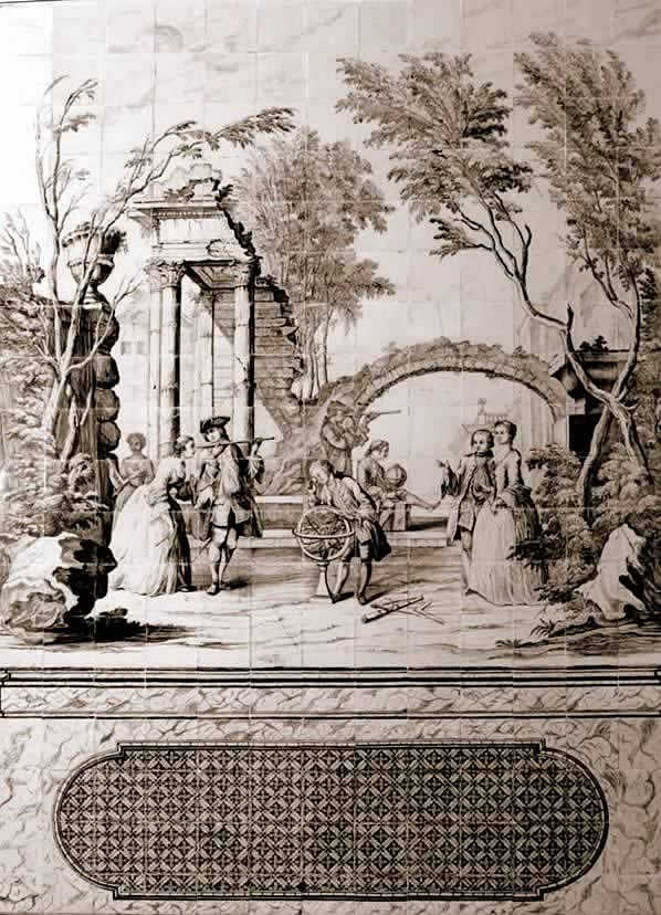 ’ASTRONOMIE’ nach einem Kupferstich des Jacopo Amiconi (1675-1752)